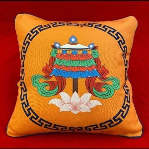 ปลอกหมอนอิงโซฟาสี่เหลี่ยมผ้าคอตตอนแท้18X18อันเป็นมงคลสำหรับตกแต่งโรงแรมบ้านหลังด้วยลวดลายหรูหรา - Product Image 5