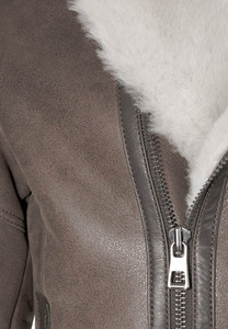 Chaqueta de Invierno para Hombre, Gruesa, de Piel de Oveja, con Cuello Redondo, Impermeable, de Secado Rápido, Estilo Casual de Negocios - Product Image 2