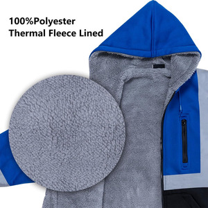 Vestes de sécurité réfléchissantes à réflecteur élevé confortables Veste de sécurité réfléchissante haute visibilité pour hommes fabriquée par les sports vestimentaires - Product Image 4