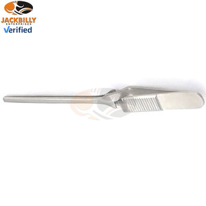 Abrazadera de Bulldog de acción cruzada curvada, instrumento de fórceps de cirugía cardíaca cardiovascular de acero inoxidable de alta calidad - Product Image 6