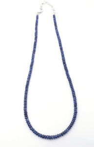 Collier de perles de pierres précieuses avec perles Rondell à facettes en vrac pour les créateurs de bijoux de mode et la fabrication de bijoux - Product Image 2