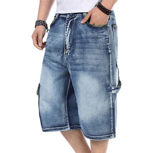 Premium Mens Acid Washed Denim <b>Shorts</b> Custom Design Personal Logo Private Label Tag Embroidery Bulk Order Manufacturer - Product Image 2