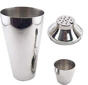 Botella agitadora grande de acero inoxidable de 2025 ml más vendida 500, herramienta de barra de Metal personalizada al por mayor, coctelera mezcladora Martini - Product Image 1