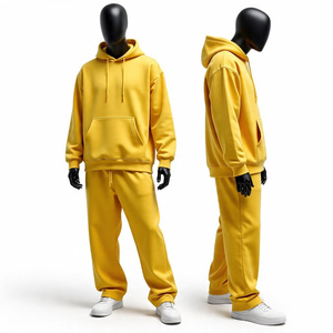 ชุดวอร์มสำหรับผู้ชายชุดจ๊อกกิ้ง2ชิ้นชุดวอร์มโอเวอร์ไซส์ชุดออกกำลังกายสำหรับผู้ชายขายส่ง - Product Image 5