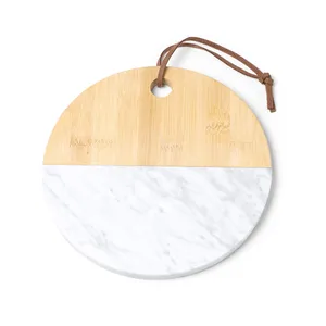 Tagliere Personalizzato in Bambù e Marmo, Utensili da Cucina per Uso Promozionale - Product Image 3