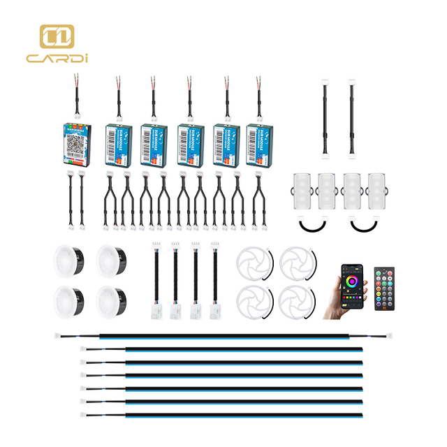 Universal RGB Ambient Car Lighting System New Interior Lighting Upgrade for K3 Vehicle Workshop Modification