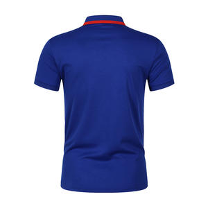 Logo personnalisé 2025 T-shirts polo pour hommes 240g Chemises de golf en coton et polyester Motif solide personnalisable - Product Image 5