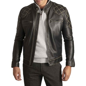 Chaqueta de Cuero Moderna y a la Moda 2026, Talla Adulto para Hombre, Diseño Sólido Disponible a un Precio Razonable - Product Image 1
