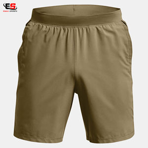Vente en gros de shorts de course 100% coton pour hommes en toile personnalisée shorts de plage motif solide impression de lettres taille moyenne 6XL cargo décontracté - Product Image 3