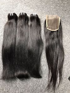 Extensiones de cabello de mujer de doble trama, máquina cómoda Remy virgen de onda recta Natural frontal de encaje de pelo vietnamita, superventas - Product Image 2