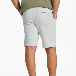 Shorts pour hommes en molleton de coton uni de haute qualité, décontractés pour l'été, respirants, séchage rapide, écologiques, logo personnalisé imprimé en DTG, coupe ample - Product Image 4