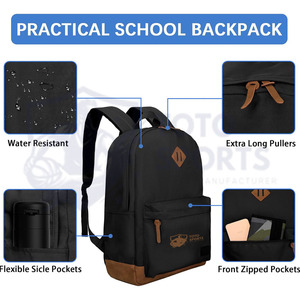 Sacs pour ordinateur portable de bureau professionnels, tendance, de qualité supérieure, légers, à prix raisonnable, multi-poches, imperméables, confortables et respirants - Product Image 3