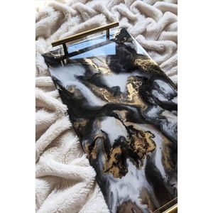 Bandeja de servicio de resina de diseño antiguo de una sola pieza con bandeja de servicio de calidad extra premium a precios muy asequibles - Product Image 5