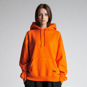 Sudadera con Capucha Holgada de Felpa de 550 GSM para Mujer, Ropa de Calle de Invierno, Sudadera con Capucha Holgada de Hombros Caídos para Mujer - Product Image 1