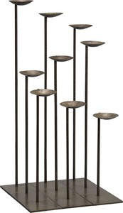 Candelabro Decorativo de Metal con Diseño Elegante y Estilizado para Mesa y Decoración del Hogar - Product Image 6