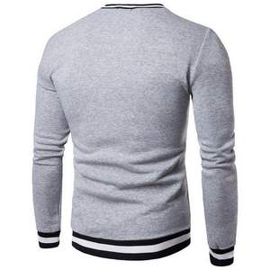 HIP HOP PLEIN Spot vente en gros 460gsm chandails lourds mode de rue impression chandails manches raglan chandails pour hommes - Product Image 1