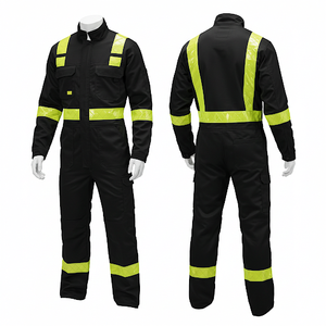 Overol de seguridad de alta visibilidad para servicios de emergencia y trabajadores Overol de seguridad para protección contra el clima y visibilidad - Product Image 5