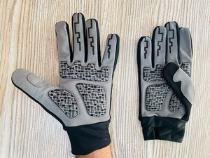Guantes de bicicleta para hombre negros y grises para deportes al aire libre de montaña, guantes de carreras de bicicleta para hombre 2023 Mountain, Biking Finger Mountain Bike - Product Image 3