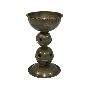 Christmas Decoration Metal Decorative Candle <b>Jar</b> for Candle Making Candle Vessel with Jingle Bell Design - Product Image 1