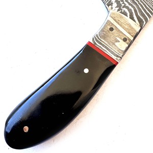 Wholesale 8" Factory Made OEM Cheap Low Price Handmade Damascus Steel Full Tang Blank Blade Knife - Product Image 2