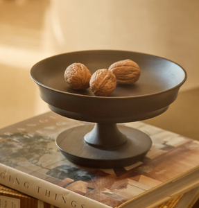 Frutero de madera de acacia natural decorativo hecho a mano de buena calidad a granel al por mayor pedestal asequible - Product Image 4