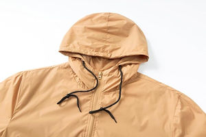 Veste coupe-vent en toile polyester personnalisée, style vintage rétro, imperméable, respirante, pour homme, vente en gros OEM - Product Image 3