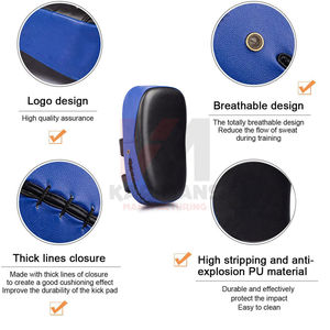 Coussinets de Muay Thai personnalisés de haute qualité, en cuir PU durable, avec un design confortable et un nouveau style d'emballage en boîte - Product Image 4