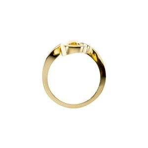 Romantic Bohemian 18K Gold Plated Freeform <b>Ring</b> Natural Gemstones Inlay Gift for Children - Product Image 3