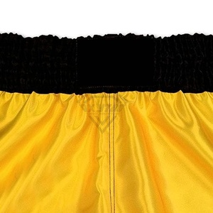 กางเกงมวยไทยผู้ชายขายส่งจากโรงงาน สำหรับฝึกซ้อมมืออาชีพ ชุดคิกบ็อกซิ่ง ระบายอากาศได้ดี กางเกงมวยไทยผู้ชายแบบสั่งทำ - Product Image 4