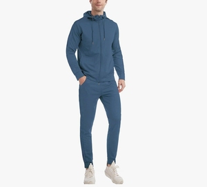 Chándal básico de alta calidad con logotipo personalizado, chándal deportivo para hombre, conjuntos de 2 piezas de última moda, chándal para hombre 2025 - Product Image 1