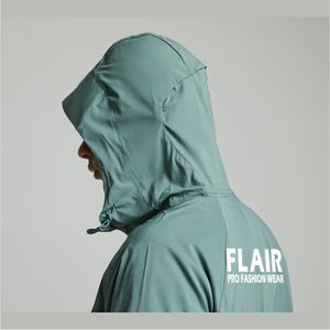 Chaqueta Cortavientos Impermeable y Transpirable con Capucha Plegable para Hombre, con Cremallera, para Correr y Lluvia - Product Image 6