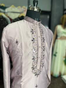 Factory Wholesale Cotton <b>Kurta</b> for Adults Stylish Floral Pattern Design Modern Comfort for Fashionable Parties Make in India - Product Image 2