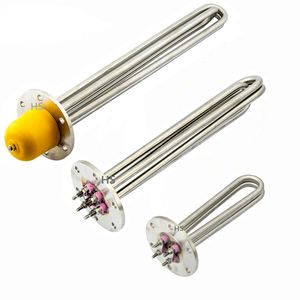 Flens pemanas air listrik, 2KW 3KW 220V Stainless Steel pemanas Tubular tangki air wajan minyak koil pemanas - Product Image 5