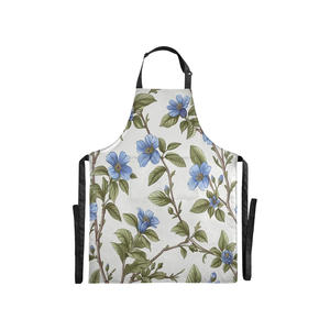 Tablier de cuisine réglable en coton à impression personnalisée, prix de gros de qualité supérieure - Product Image 6