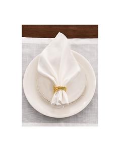 Anneaux de serviette de décoration de mariage en métal solide conçu avec des motifs floraux antiques pour un style de table premium intemporel - Product Image 1