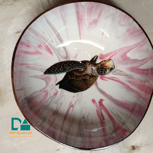 Tazón de Mimbre de Coco Pulido en Forma de Corazón, Estilo Bohemio, para Fiestas, Ecológico, Natural, de Fabricante Vietnamita - Product Image 5