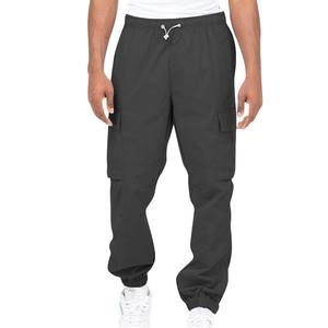 Nouveau pantalon de survêtement à la mode pantalon évasé cargo personnalisé pantalon évasé empilé avec patchwork de peinture pour hommes - Product Image 3