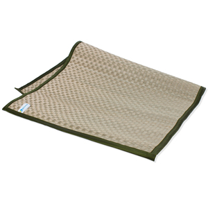 Tapis de carex tissé floral moderne fait à la main tapis du Vietnam motif rond prix de vacances - Product Image 1