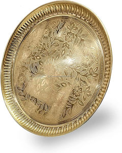 Modern Design Gold Brass Serving Tray Square High Quality <b>Matte</b> <b>Table</b> Top New Design Serving Direct Selling Low Price - Product Image 4