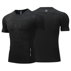 ใหม่100% ชุดวิ่งออกกำลังกายผ้าฝ้ายออร์แกนิกสำหรับผู้ชายเสื้อออกกำลังกายรัดรูปเข้ารูปพิมพ์ลาย3D พรีเมี่ยมมีสไตล์ฤดูร้อนน้ำหนักเบา - Product Image 5