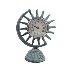 Diseño de reloj de mesa de metal sólido, lo mejor para interiores y Escritorio de oficina, reloj de diseño decorativo, diseño de acabado brillante - Product Image 6