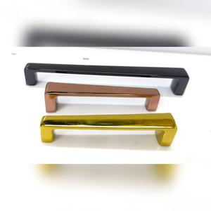 Poignées de porte de placard noires modernes pour la cuisine, la commode, durables, prix d'usine - Product Image 1