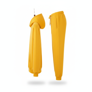 Conjunto Deportivo de Hombre, Sudadera con Capucha y Pantalones Jogger, 100% Algodón, Impresión de Logotipo Personalizada, Corte Regular, Transpirable, para Invierno - Product Image 5