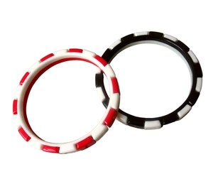 Meilleurs Bracelets Joncs Classiques pour Femmes – Design Élégant, Vente en Gros, Colorés, Géométriques Irréguliers, en Acrylique, Fantaisie, Tendance, pour Fête - Product Image 4