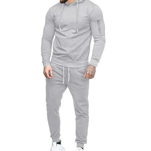 Survêtement homme - Ensemble 2 pièces avec sweat à capuche zippé et pantalon de jogging, idéal pour le jogging ou l'échauffement - Product Image 5