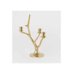 Candelero de Metal de aluminio dorado, candelabro decorativo elegante y soporte para decoración del hogar, accesorios de cena - Product Image 6