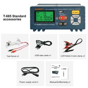 SUNKKO T-685 리튬 배터리/배터리 팩 고정밀 내부 저항 테스터 18650 전압 자동 감지 분석기 - Product Image 3