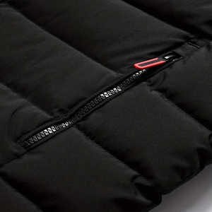 Chaquetas acolchadas de invierno OEM para hombre, ajuste Regular, poliéster a prueba de viento con logotipos de impresión personalizados, etiquetas privadas, cierre de cremallera de talla grande - Product Image 4