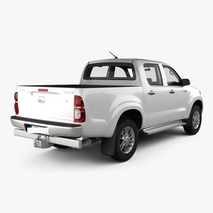 Sièges intérieurs en cuir légers de boîte de vitesses automatique et manuelle d'occasion Toyota Hilux 4x4 Diesel Double Cab Pickup assez utilisé - Product Image 1