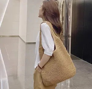 Straw Bag/all-match Casual Shoulder Bag/Mori Hand-woven Bag/